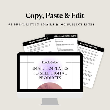 92 Email Templates to Sell Digital Products