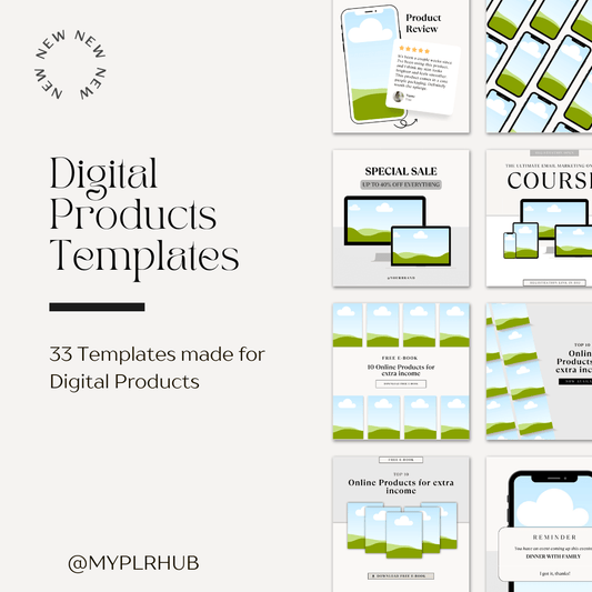 33 Social Media Templates to Sell Digital Products