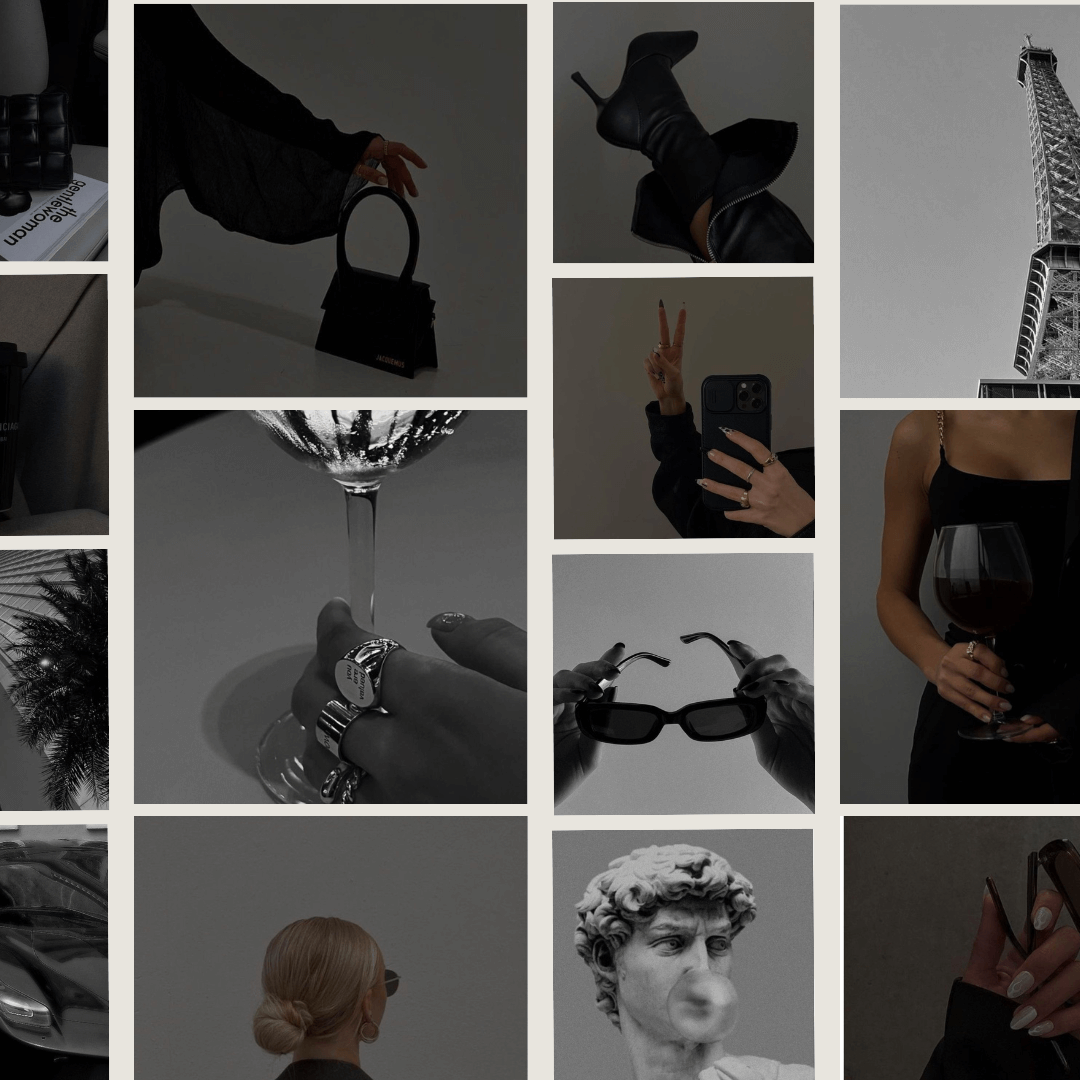 140 Noir Luxury Instagram Posts